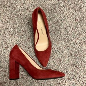 New Nine West block heels